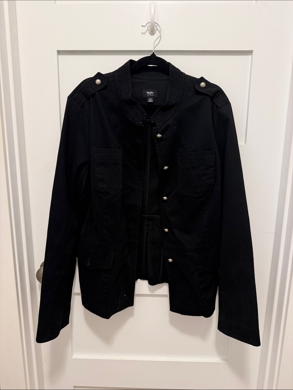 Mossimo Supply Co. Black Military-Style Field Jacket